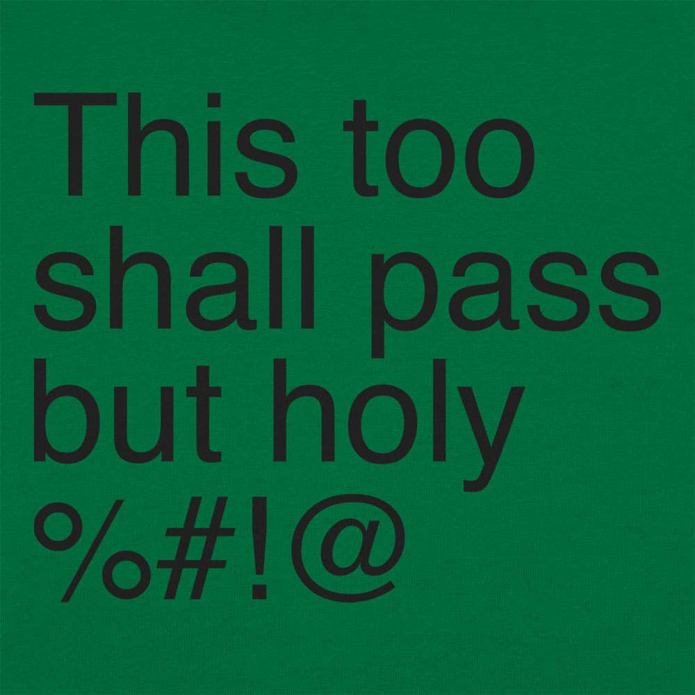 6DS - Wholesale Screen Printed T-Shirt - Men's - This Too Shall Pass Men's T-Shirt2