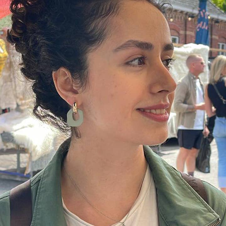 LYHO - Wholesale Hoop Earrings - Daria | Handmade clay earrings | LYHO18