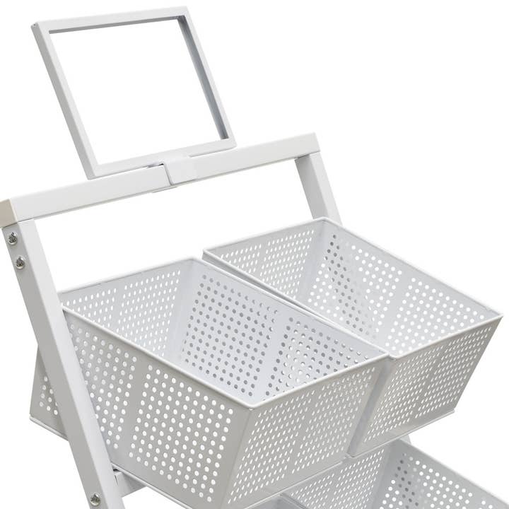 Specialty Store Services - Wholesale Retailer Display Stand/Case - 8 Metal Basket Floor Display