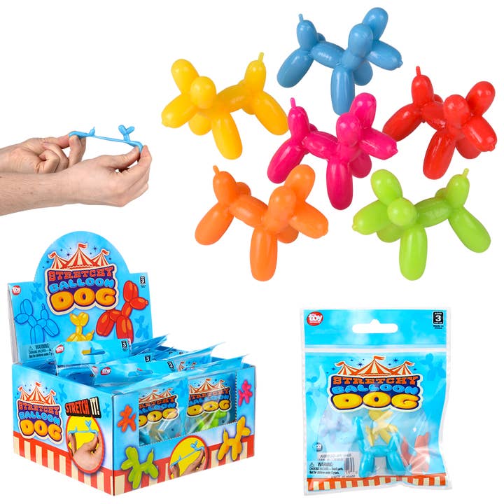 (T) 1.75" YUMMY BALLOON DOG for wholesale by The Toy Network