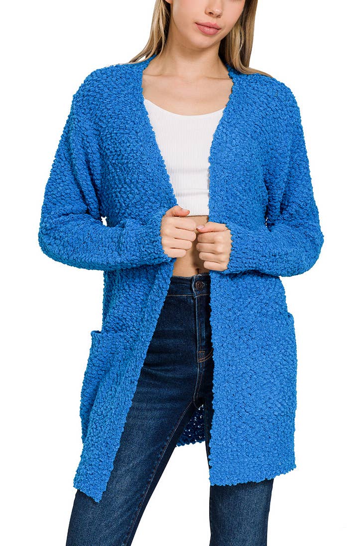 Popcorn sweater 2025 cardigan wholesale