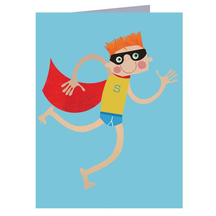 Carte de vœux quotidienne Mini Super Héros KTW41 pour la vente par Kali Stileman Publishing