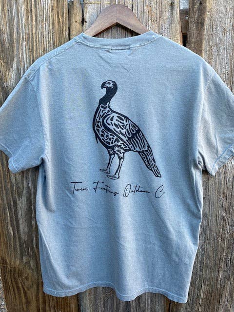 Camiseta Comfort Colors SS - Turquía (múltiples opciones de color) para venta al por mayor de Twin Feathers Outdoor Co