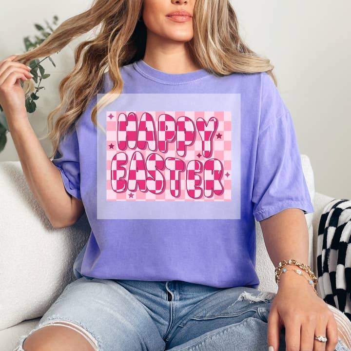 Feliz Pascua Transferencia DTF a Cuadros para venta al por mayor de Faith Forward Transfers