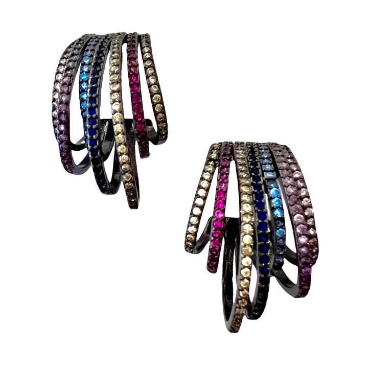 Brincos Genevieve por atacado de Allie Beads