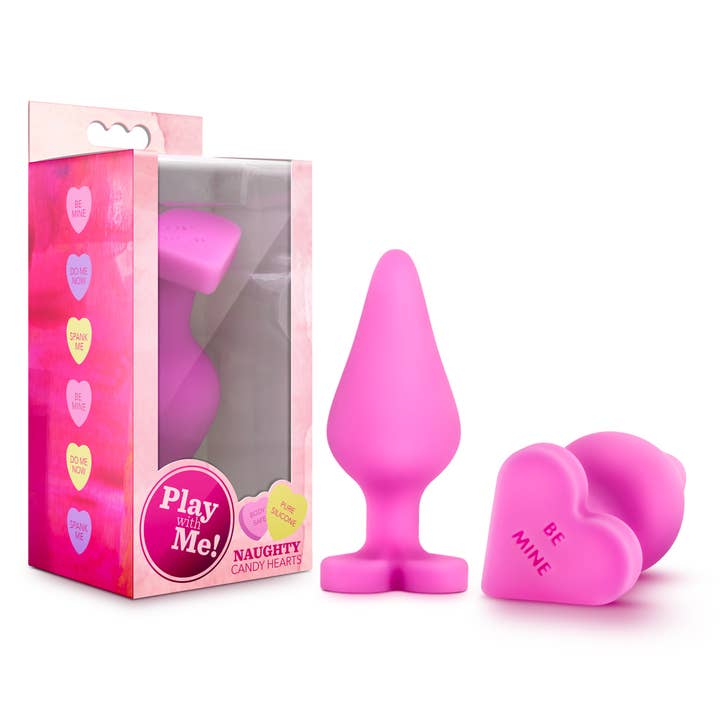 Blush - Wholesale Sex Toy - Play with Me - Naughty Candy Heart Anal Butt Plug - Be Mine
