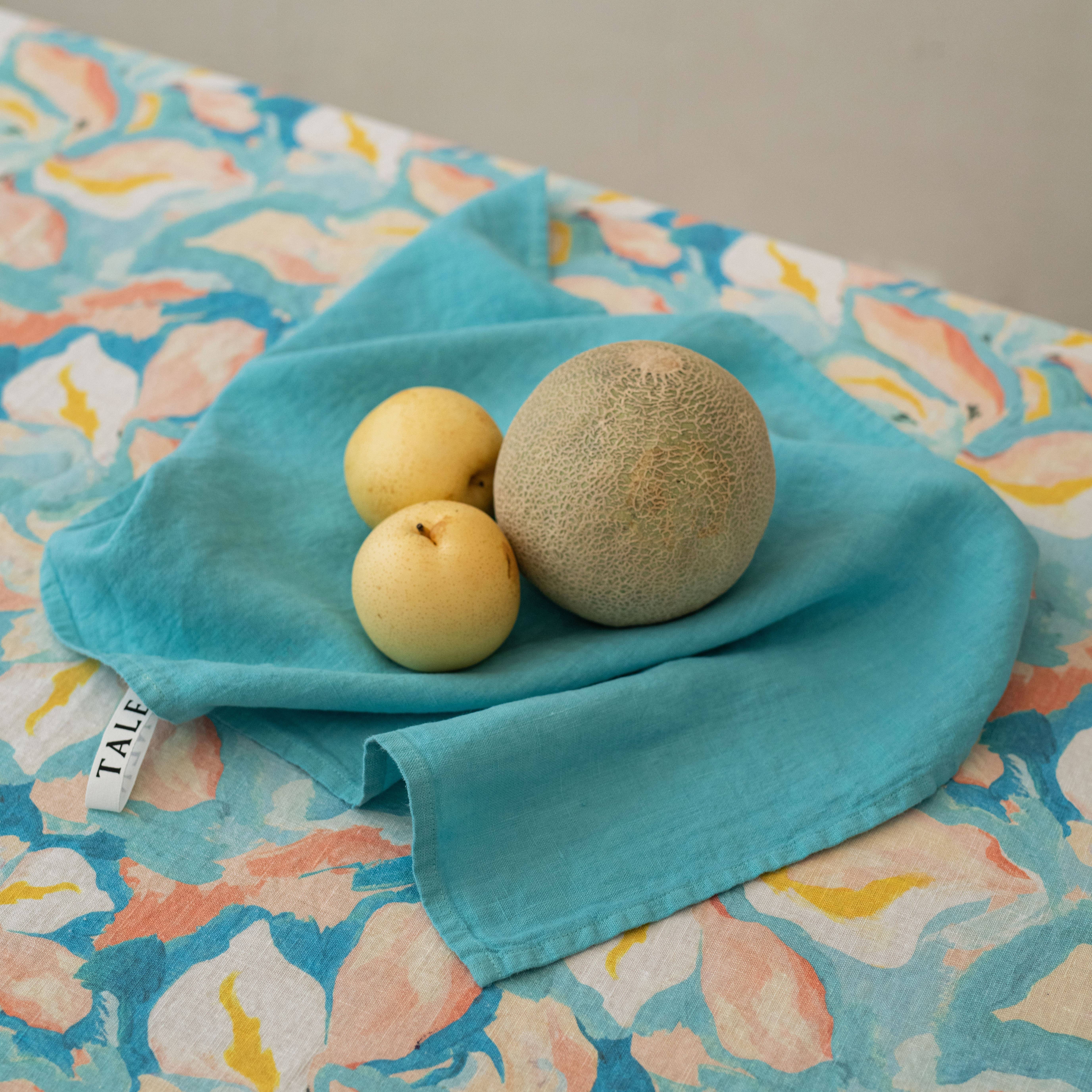 Linen Tales (We cover U.S. import duties) – wholesale Tea towel – Coastal Blue Linen Kitchen Towel1