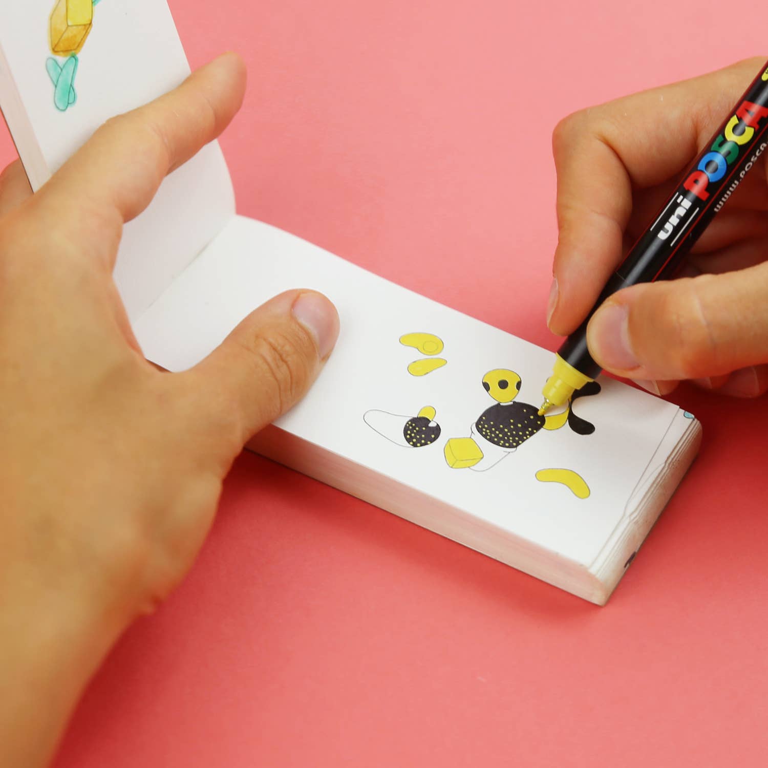 Flipboku - Wholesale Kleurboek - Volwassene - Molecularis - kleurend flipboek6