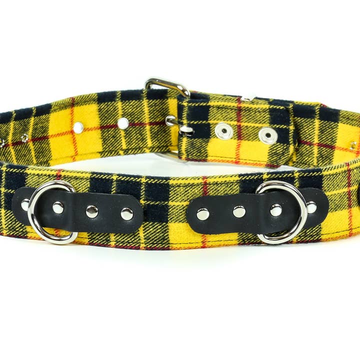 BT219PD-YEL RUTIGT DEE RING BONDAGE KEDJEBÄLTE för wholesale av Funk Plus