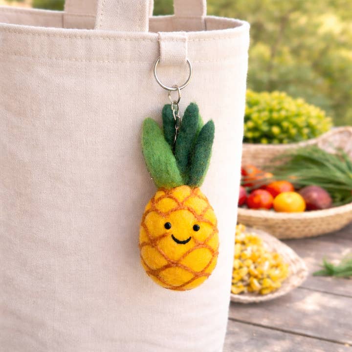 Ganapati - Wholesale Keychain - Kids - Felt Keychain - Smiley Veggies7