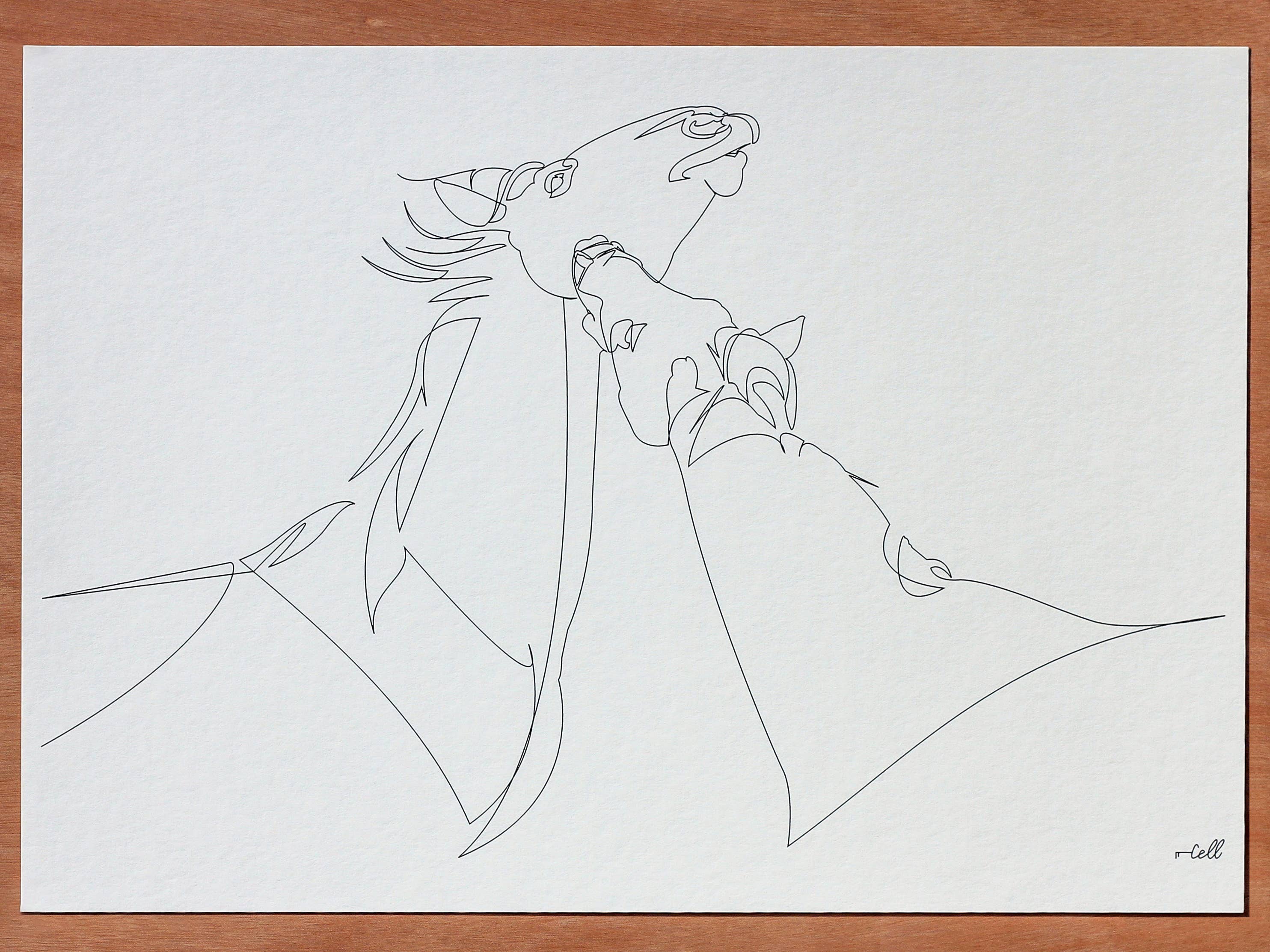 Cosette et les lys - Wholesale Art Print - Memento vivere — Fine art illustration — A3 print1