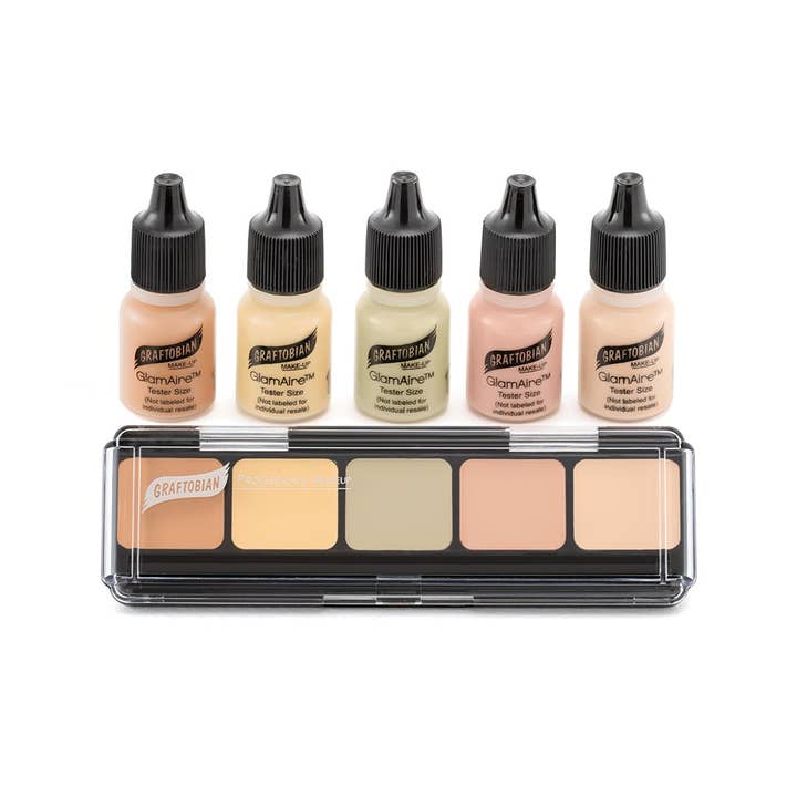 Graftobian Professional Makeup - Wholesale Foundation - GlamAire Airbrush & HD Crème Sampler Packs