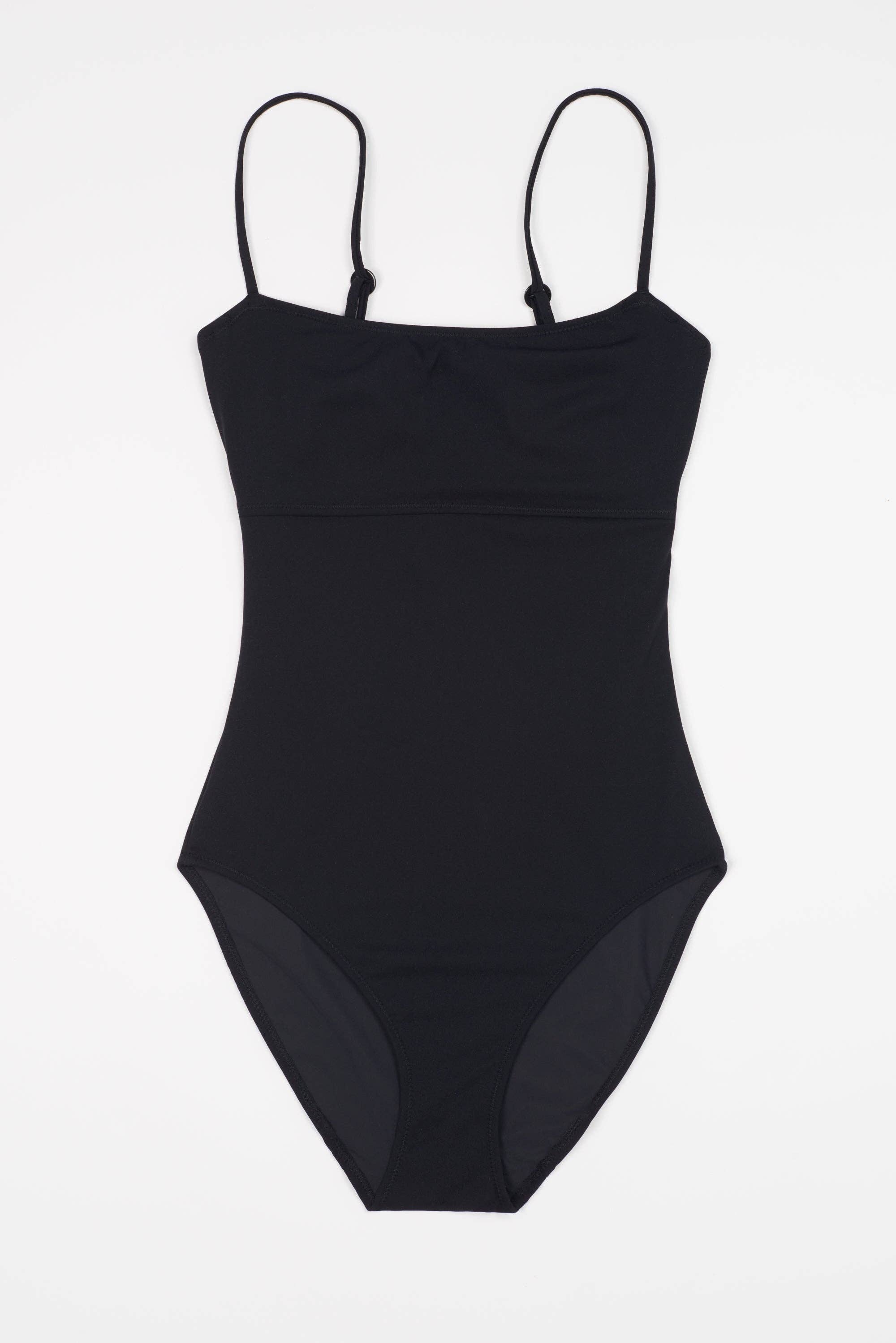 Essential U/W Cut Out One Piece Suit | Black for wholesale on Faire