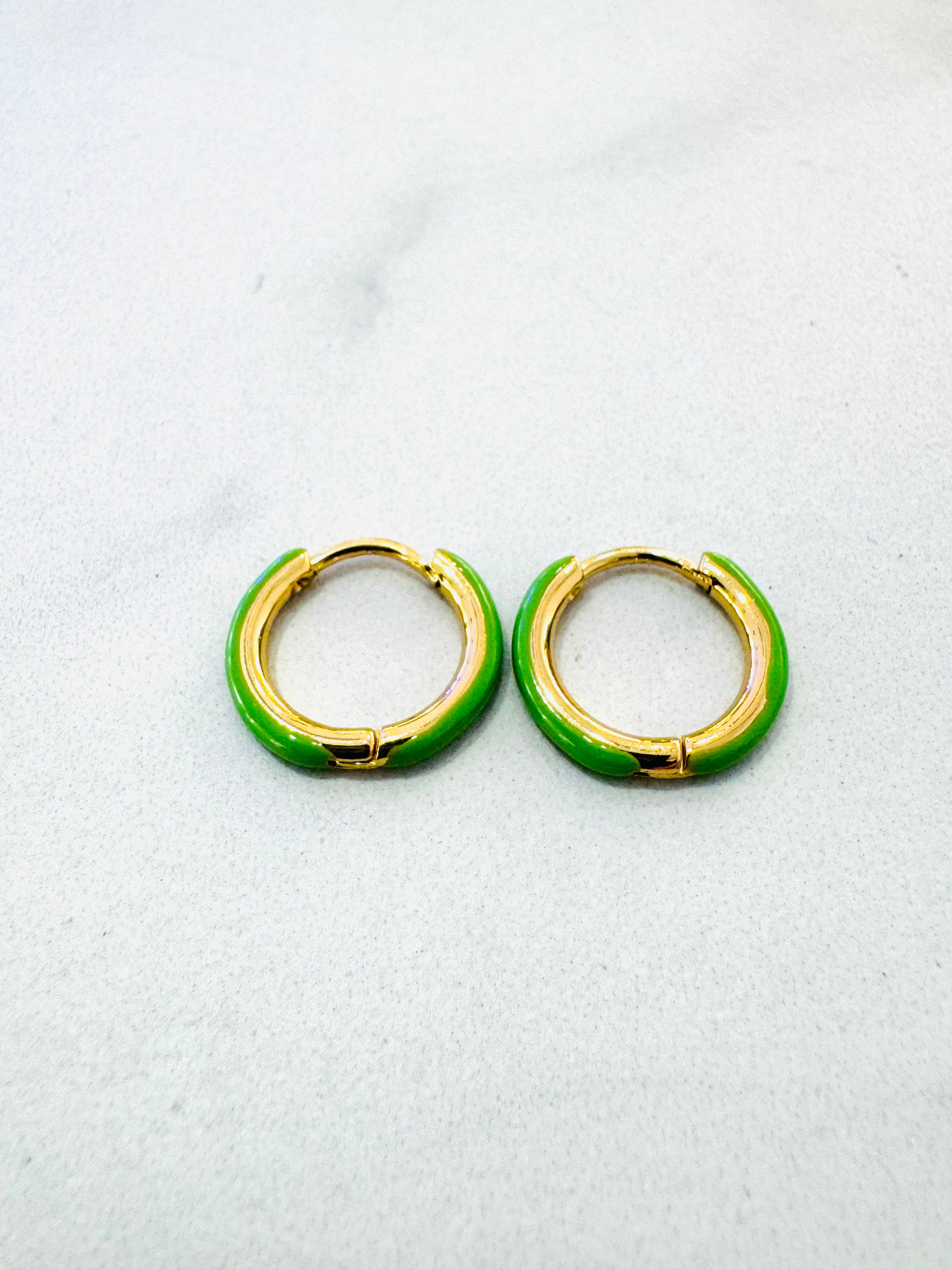 Cassette Barcelona – wholesale Hoop earrings – Rainbow Retro Hoop Earrings0