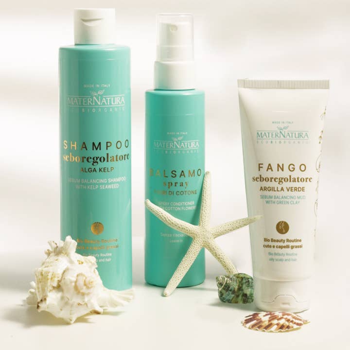 MaterNatura - Wholesale Hair Shampoo - Sebum-regulating shampoo with kelp algae for OILY SCALP AND HAIR