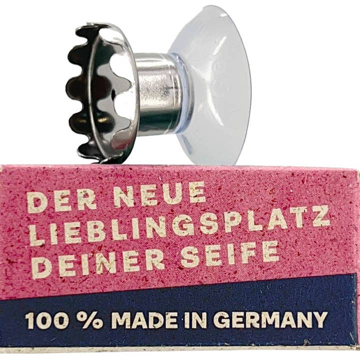 Groovy Goods – Engroshandel Sæbepose – Magnetisk sæbeholder med sugekop, 100% MADE IN GERMANY