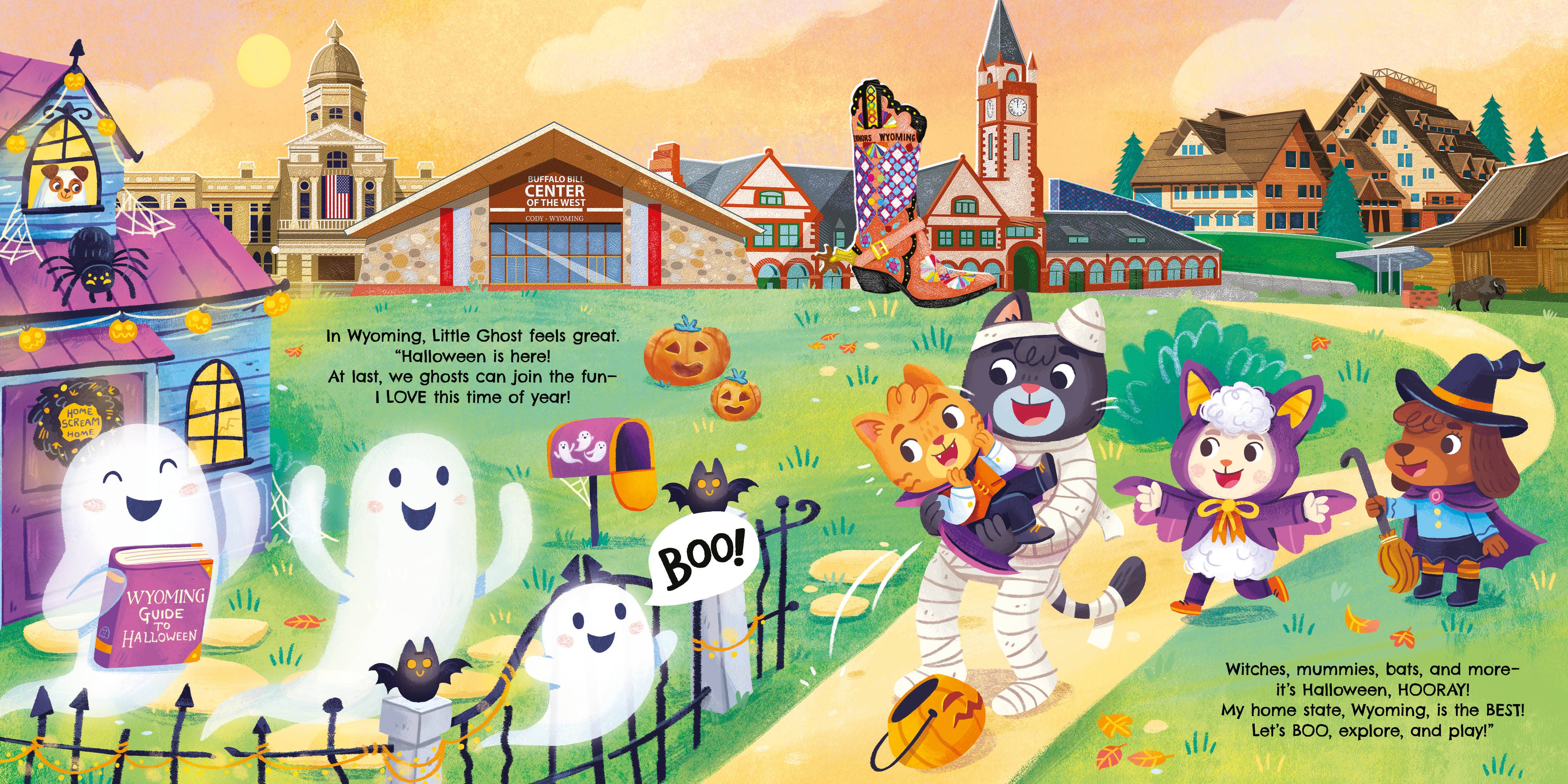 Sourcebooks - Wholesale Preschool Book (3-5) - Haunted Ghost Tour in Wyoming1