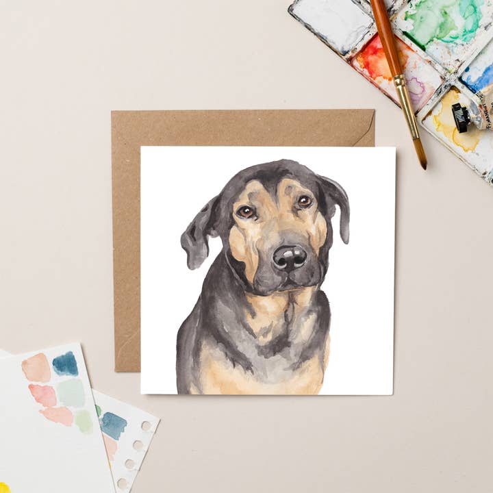 Carte de tous les jours en blanc StreetVet Saba pour la vente par lil wabbit