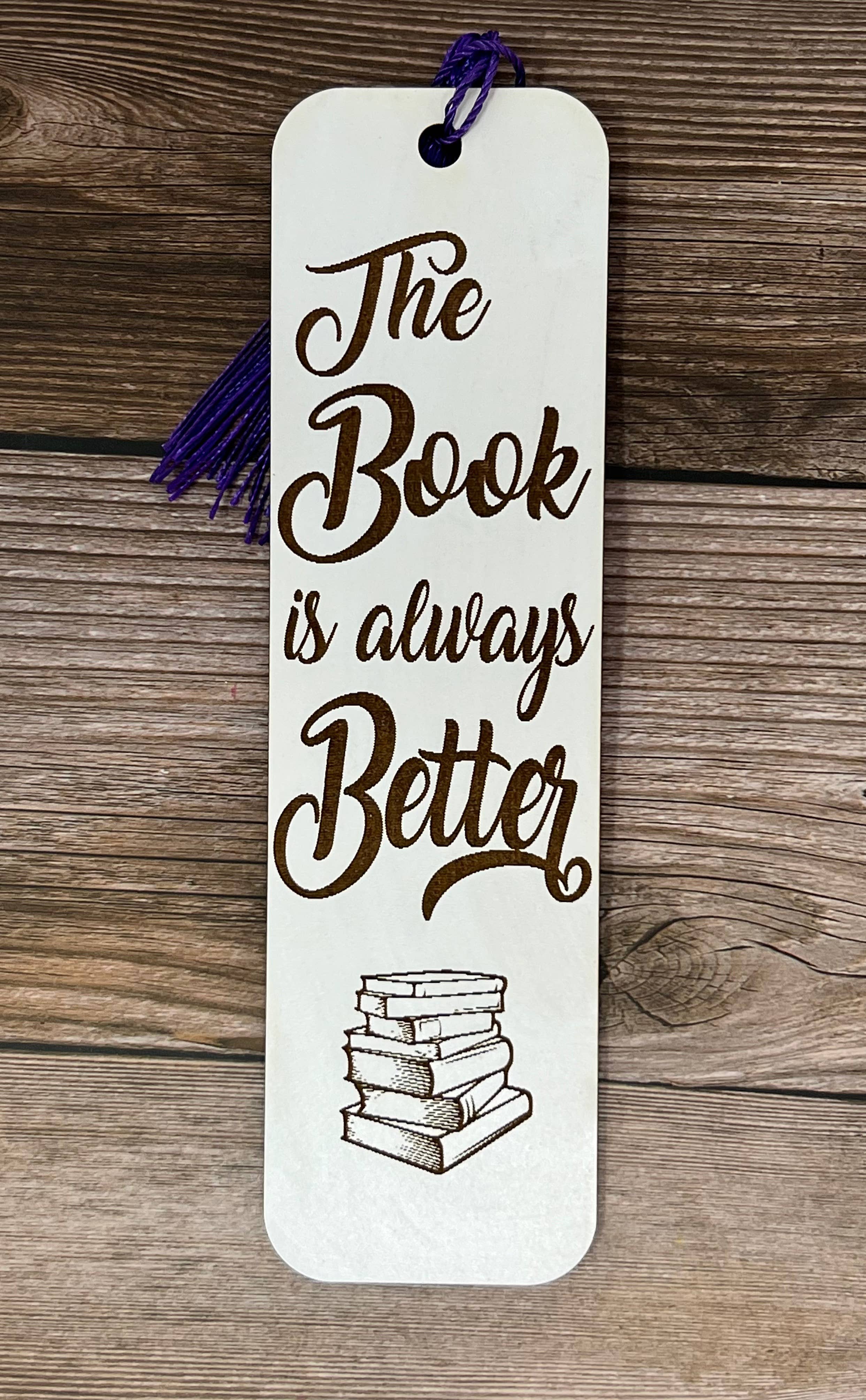 Tara’s Craft Room - Wholesale Bookmark - Wood Engraved Bookmarks with funny sayings4
