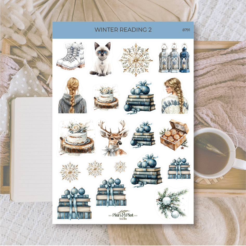 Plan & Plot Studio - Wholesale Sticker - Winter reading 2 | Stickers0