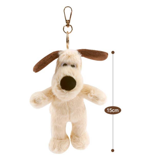 K-Wonderland – Großhandel Schlüsselanhänger – Unisex – Wallace & Gromit & Shaun das Schaf Plüsch-Schlüsselanhänger - 15 cm14