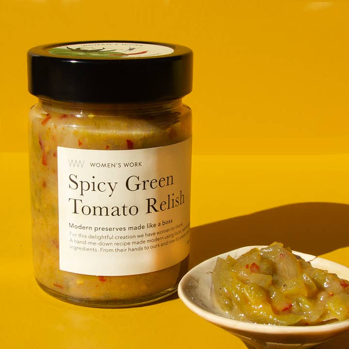 Women's Work - Wholesale Relish - Spicy Green Tomato Relish GRANDE