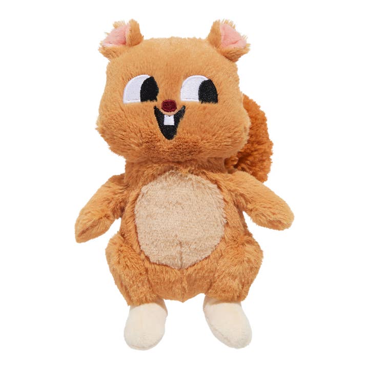 BARK Pearl Squirrel Plush Dog Toy for wholesale by Pet Palette Distribution