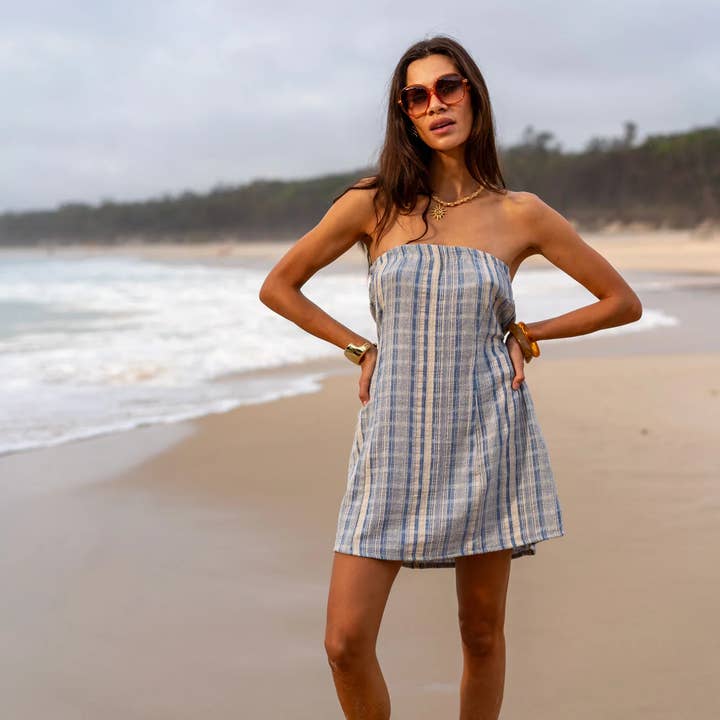 Seafarer Strapless Mini for wholesale by Barefoot Blonde Collection