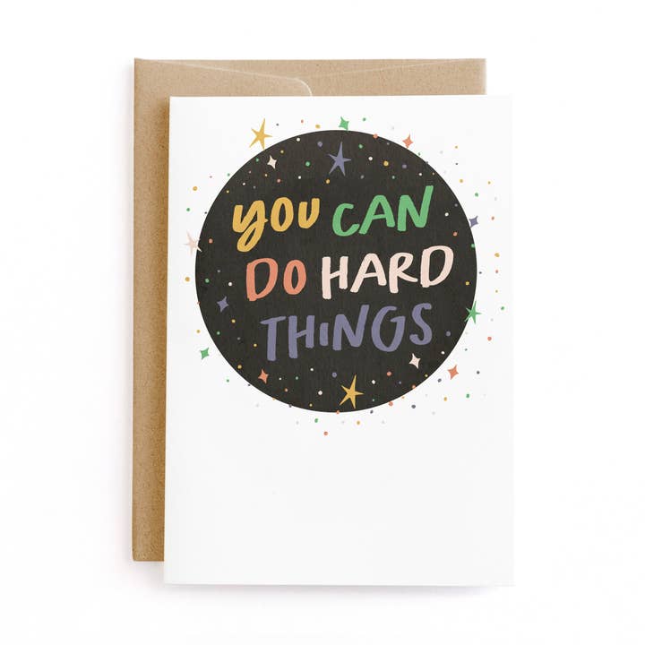 Do Hard Things, Thinking Of You Greeting Card for wholesale by Minted