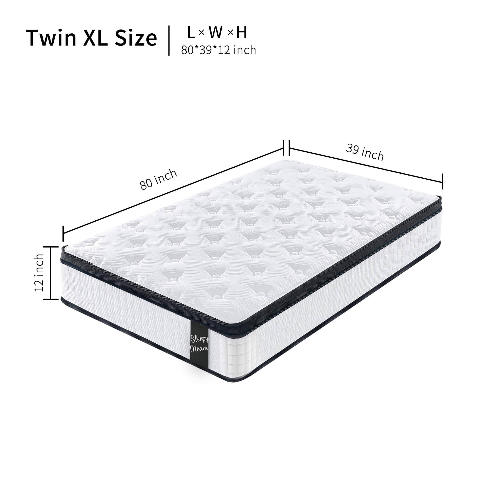 39F Inc. - Vente Lit - Matelas hybride CertiPUR-US 12" (King/Queen/Full/Twin)4