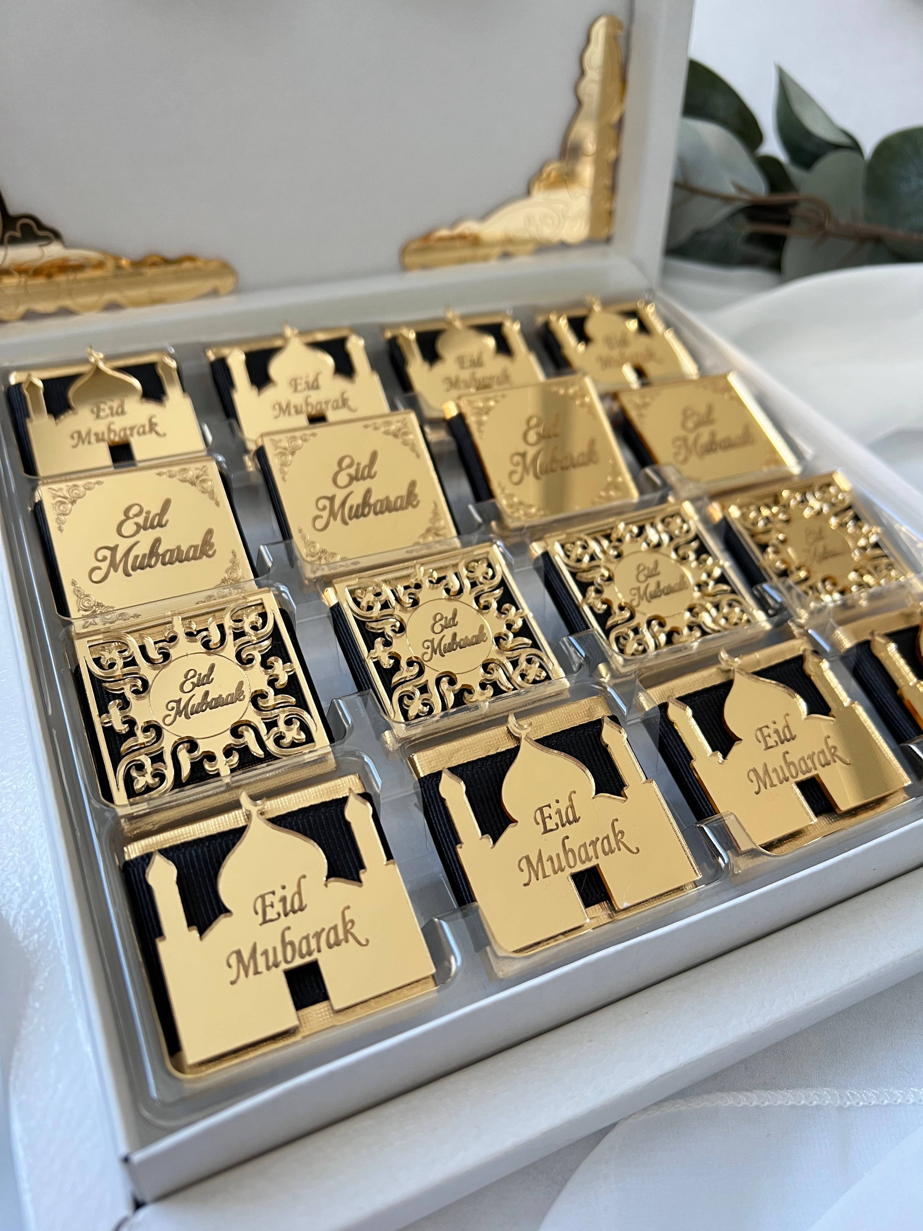 Uniq Favors - Wholesale Chocolate Box - Eid Mubarek Chocolate Box, Ramadan Kareem Favors4
