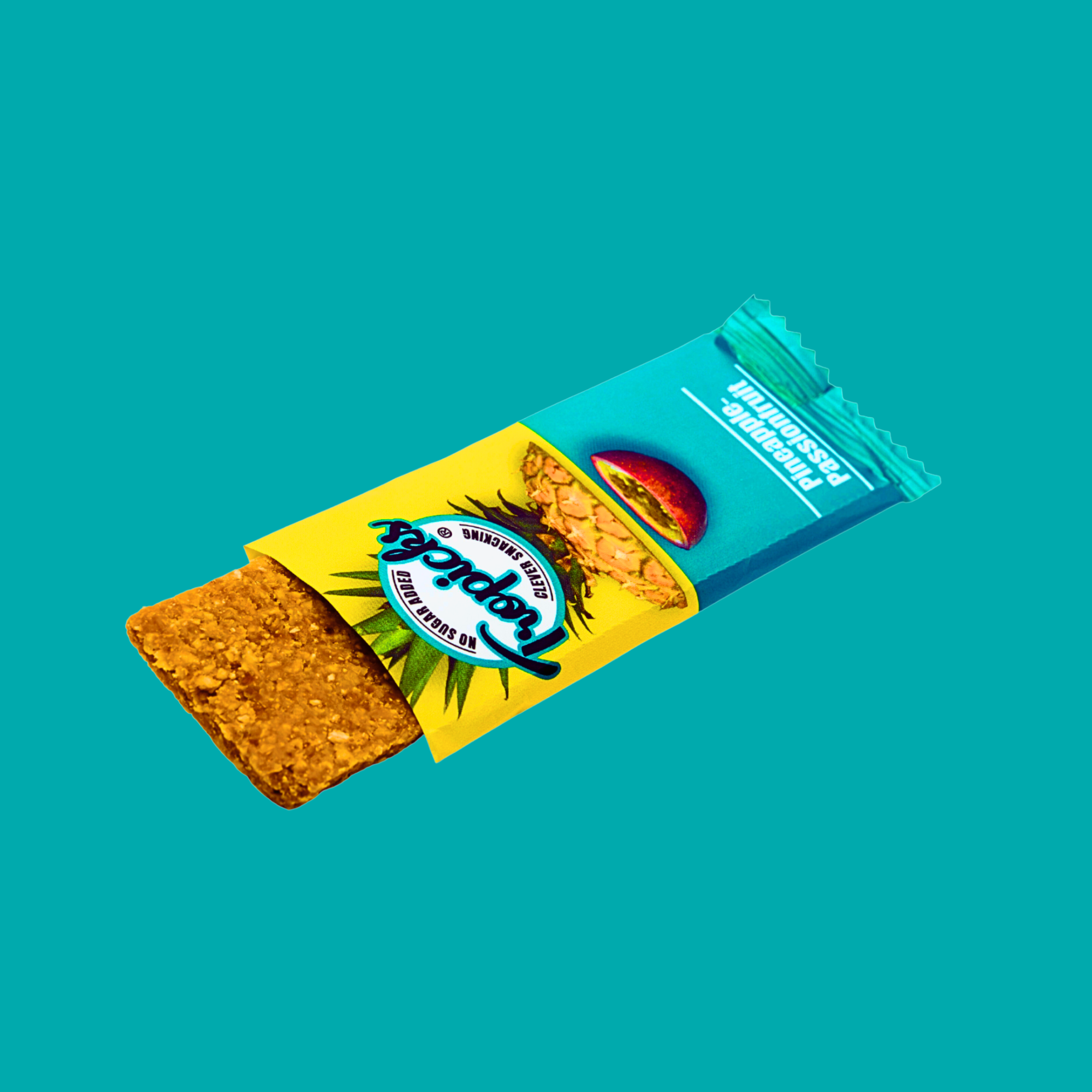 Fabmundo – wholesale Dried/dehydrated fruit – Tropicks Pineapple + Passionfruit Fruit Bars – Case of 20 1