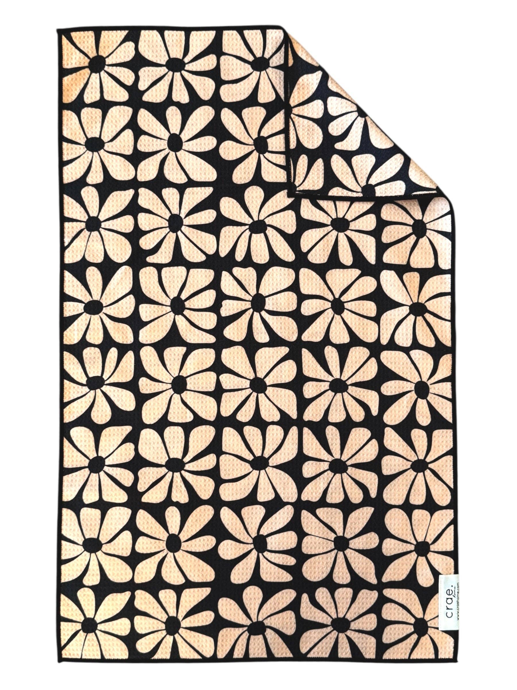 Black Cream Dark Darling: Double-Sided Hand Towel for wholesale on Faire0