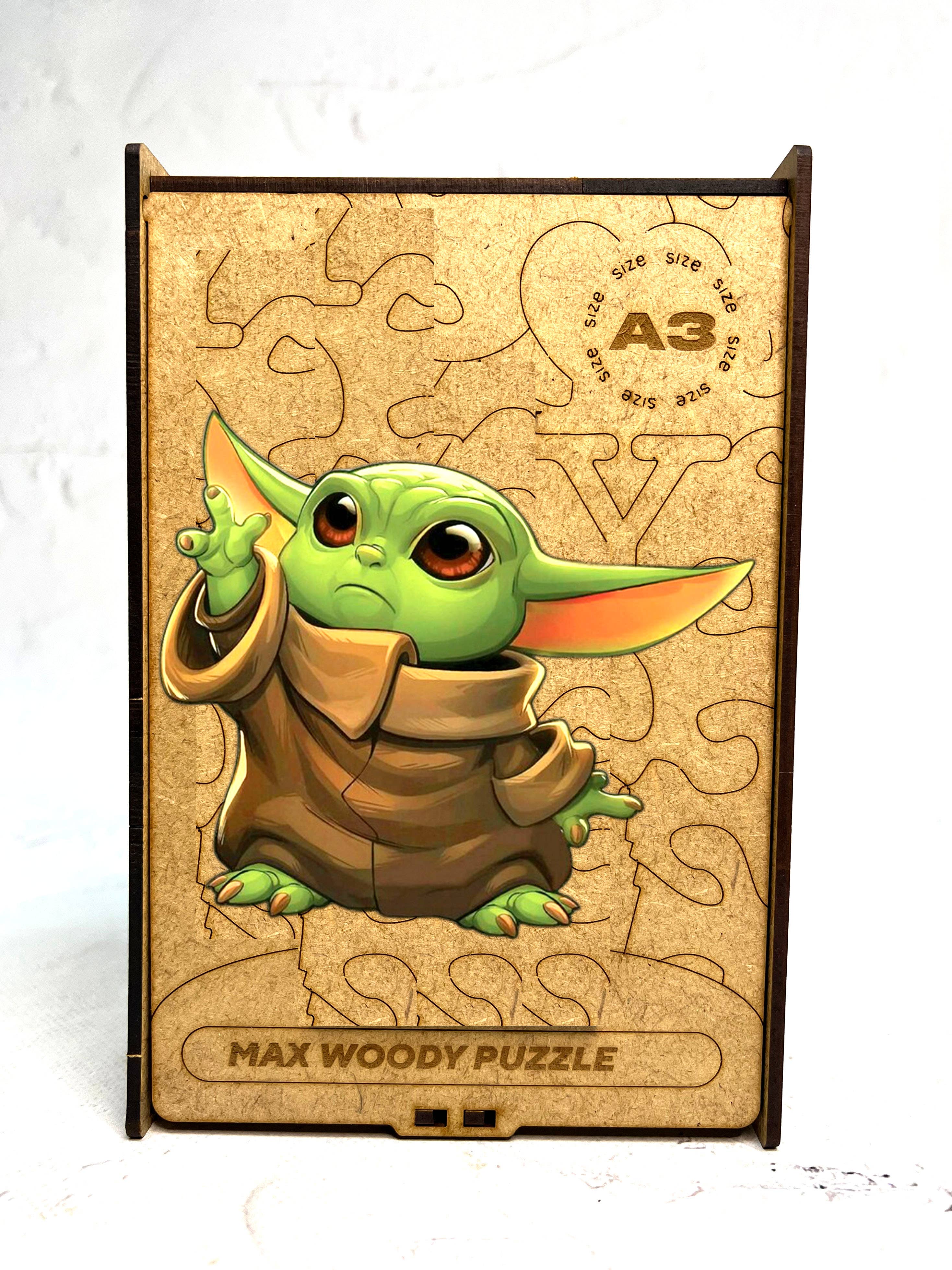 Max Woody™ – wholesale Pussel - Barn – Träpussel Vuxna & Barn Baby Yoda L Storlek 185 st9