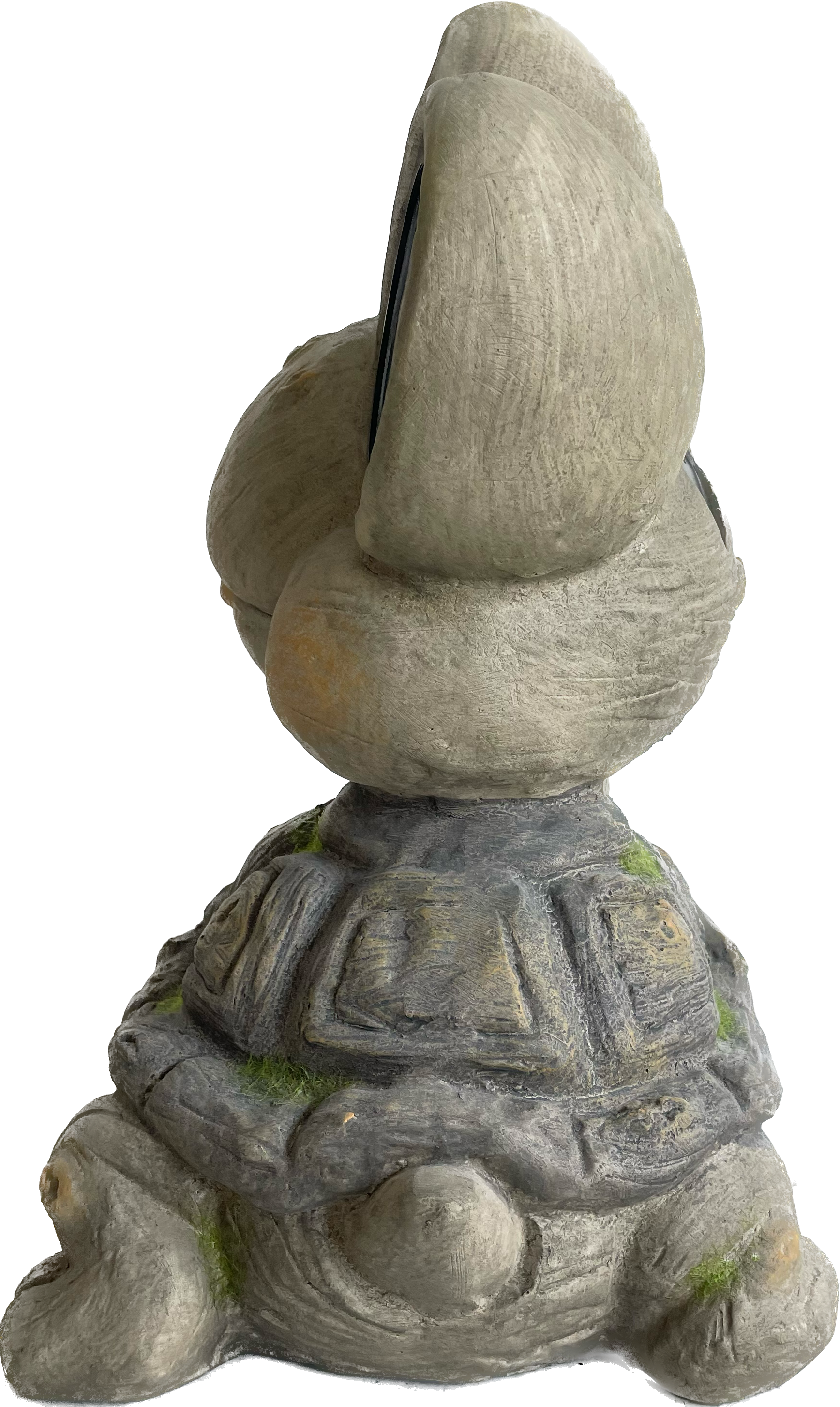 Galt International Company - Wholesale Outdoor Ornament/Decor - Mossy Turtle with Solar LED Eyes Garden Statue 15.75"6