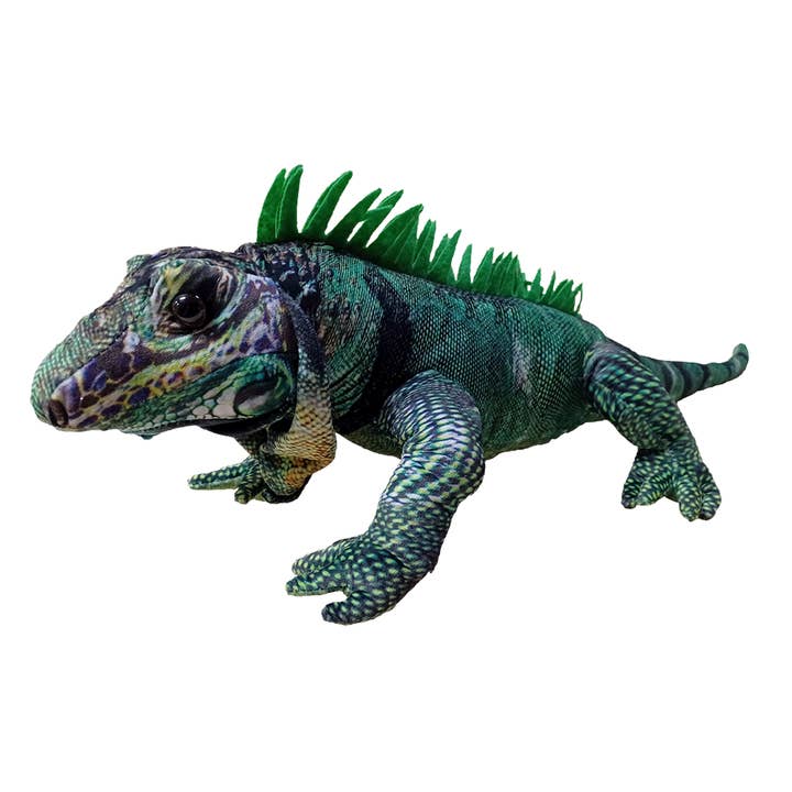 Grøn Leguan 24.4" Reptile Plush Stuffed Animal for engroshandel hos Texas Toy Distribution