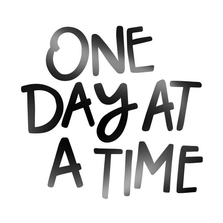 One Day At A Time Decal for wholesale by Studio 336