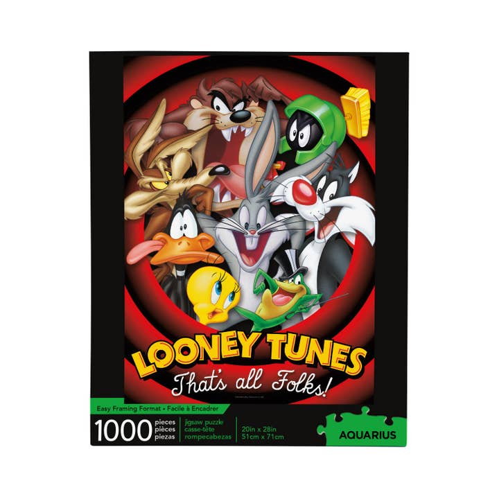 AQUARIUS, GAMAGO, ICUP, & ROCK SAWS by NMR Brands - Wholesale Puzzle - Adult - Looney Tunes 1000 Piece Jigsaw Puzzle