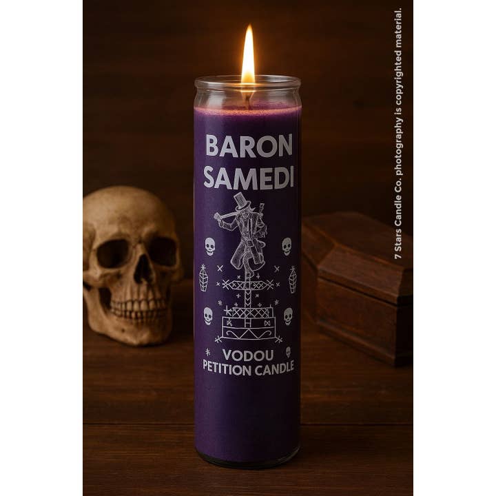 The Spiritual Alchemists - Wholesale Jar/Filled Candle - Baron Samedi Candle1