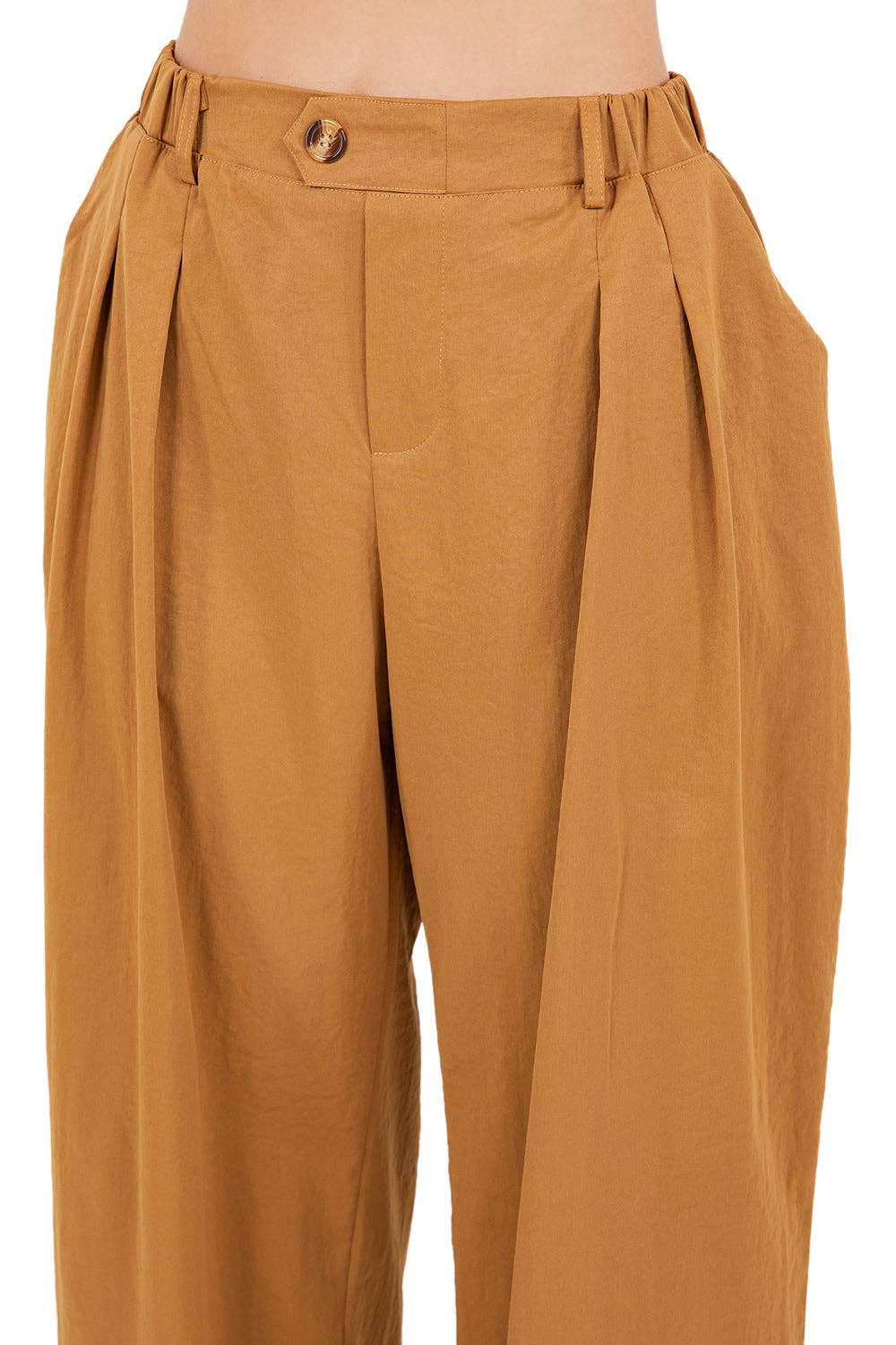 Brown WOMEN FASHION HAREM LEG PANTS for wholesale on Faire5