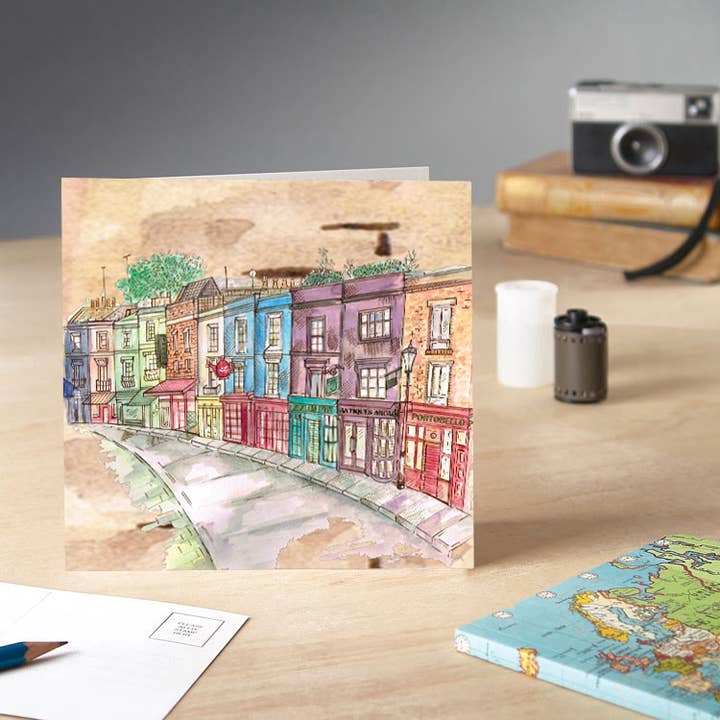 Tarjeta de felicitación Portobello Road para venta al por mayor de Claire Louise