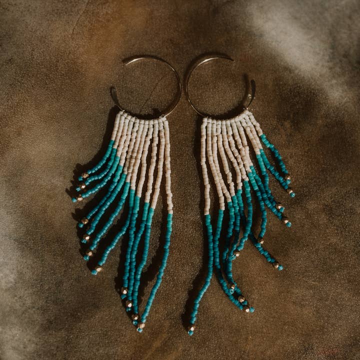 southwest boho beaded earrings for wholesale by j.mo studio goods