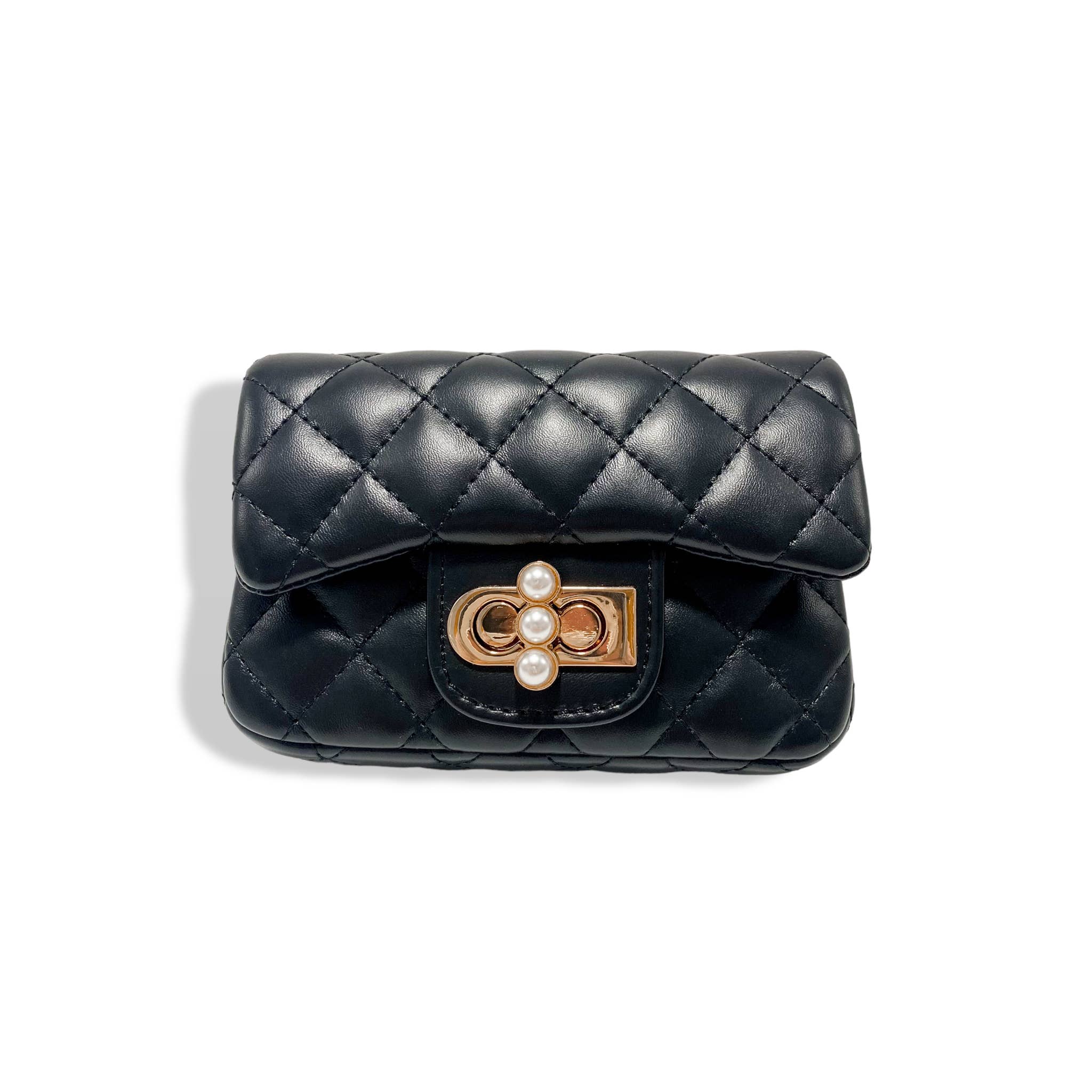 Doe a Dear - Vente Accessoire de sac/sac à main – enfant - Sac à main matelassé à fermeture perlée B1336 et B1337 (6 couleurs)1