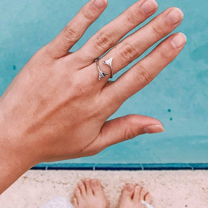 Koholako - Wholesale Band/Stacked Ring - Whale Tail Ring2