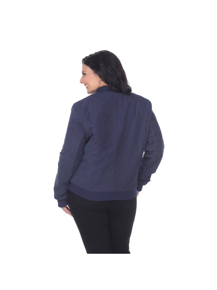 WHITE MARK - Wholesale Bomber Jacket - Women's - Bomber Jacket - Plus Size4