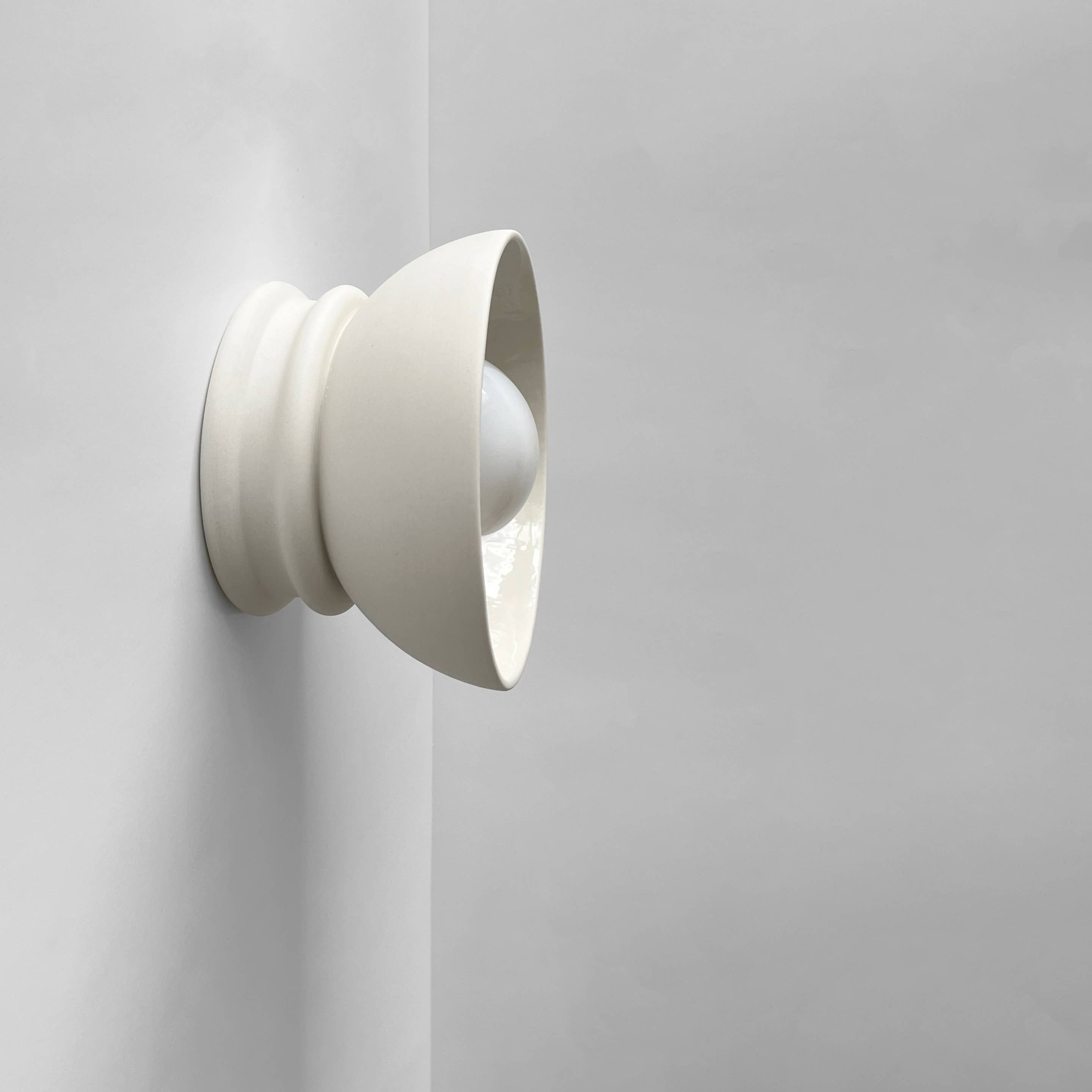 LYSlightlab - Wholesale Sconce - Pompeii Ceramic Wall Sconce | Small Minimalist Flush Mount0