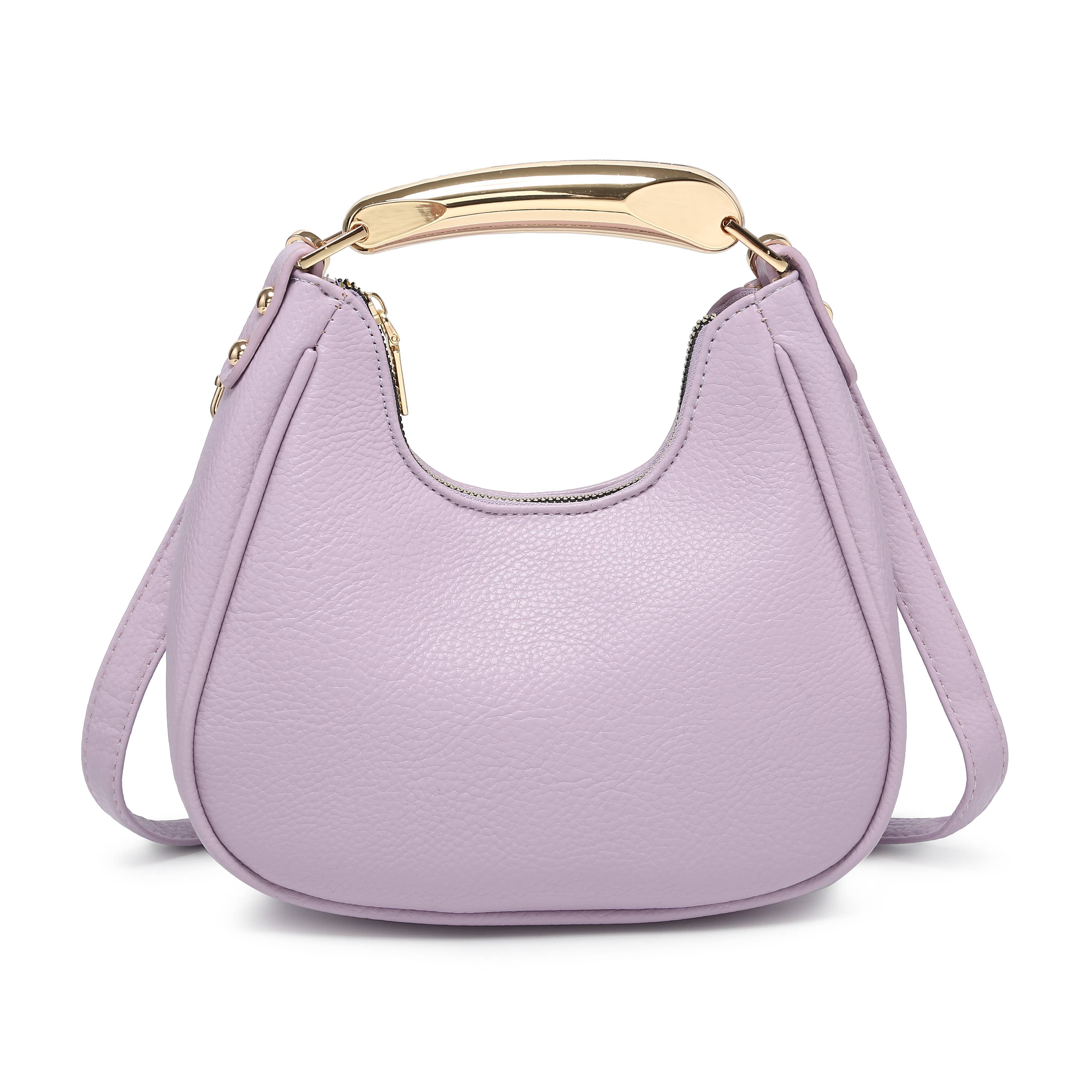 Papaya Fashion Ltd – wholesale Top handle bag – women's – B23052-Top Zip Closure Metal Handle Grab Bag8