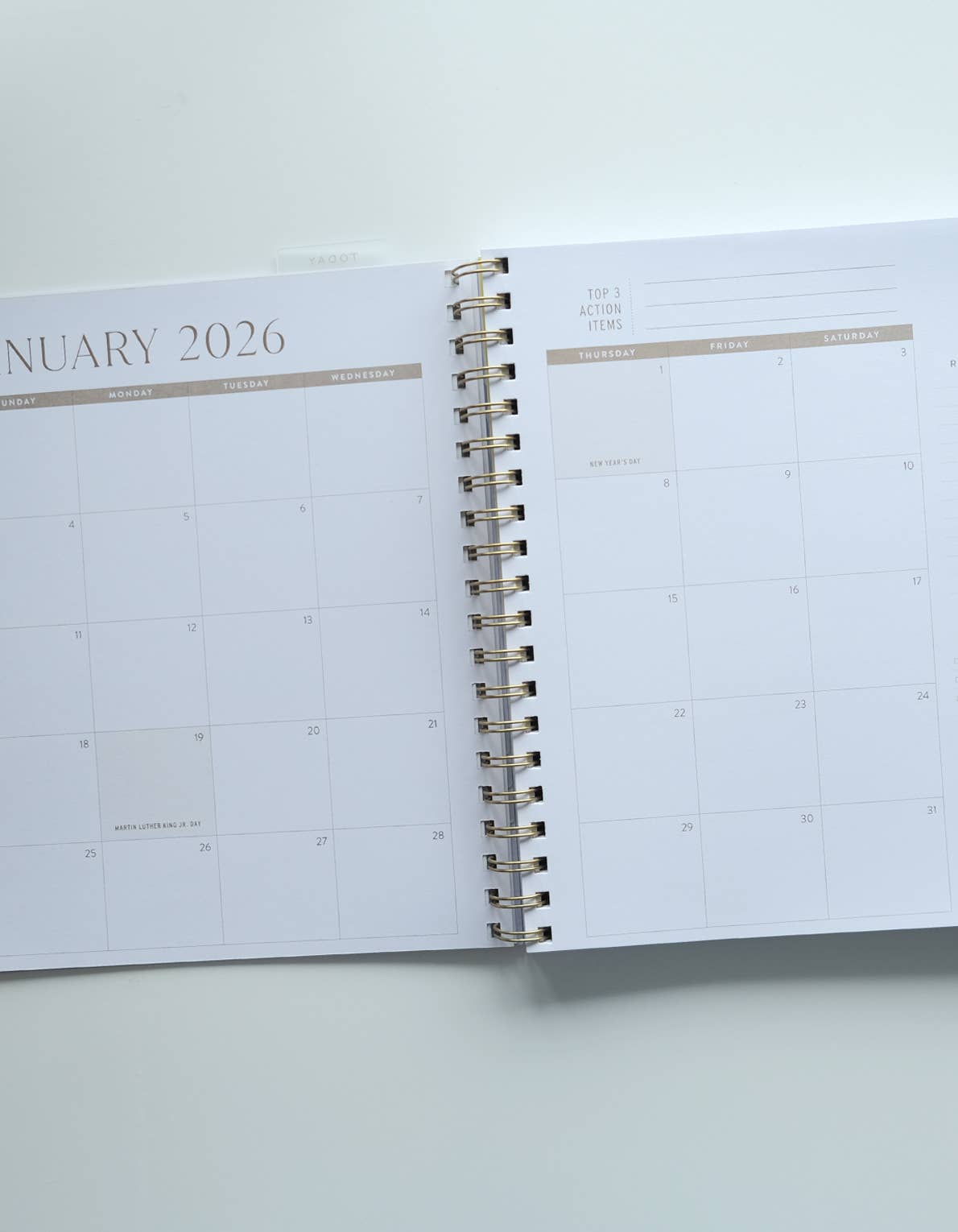 Idlewild Co. – Großhandel Planer – 2026 Softcover-Planer in Originalgröße, Primärblüten6