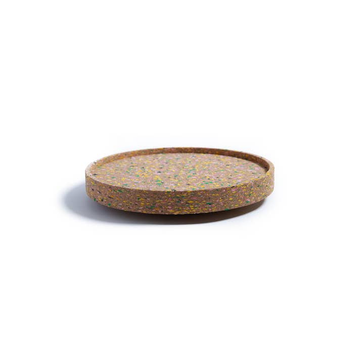 TRASHY GOODS - Wholesale Decorative Tabletop Object - 12" Smart Susan | Cork Terrazzo5