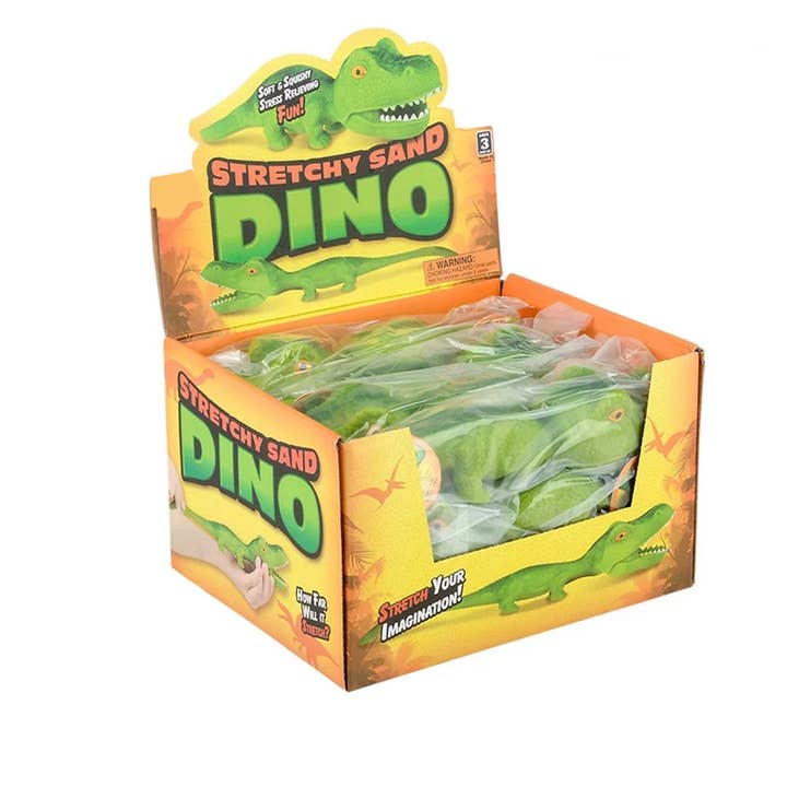 JSBlueRidge Toys - Wholesale Fidget Toy - Kids - Dinosaur Sand Filled Stocking Stuffer Fidget Kid Toy